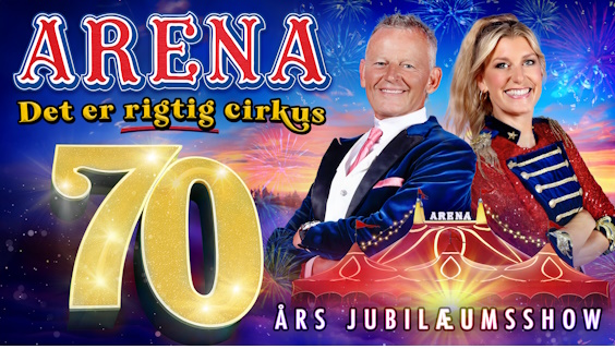 Bubber og Malene Qvist - Cirkus Arena  70-års jubilæumsshow - Det er rigtig cirkus